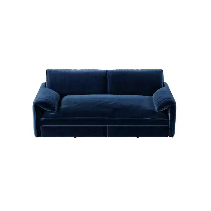 Divano letto e chaise longue convertibile 3-in-1 in velluto | Beige/Nero/Blu/Grigio/Verde/Rosa | 2 Posti