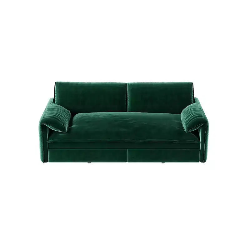Divano letto e chaise longue convertibile 3-in-1 in velluto | Beige/Nero/Blu/Grigio/Verde/Rosa | 2 Posti