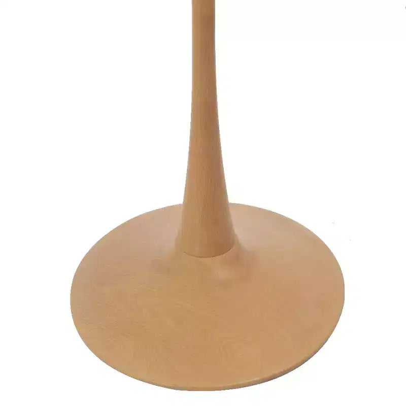 Tavolo da pranzo rotondo da 27", piano in MDF e base a piedistallo in acciaio, multicolore, 4 posti