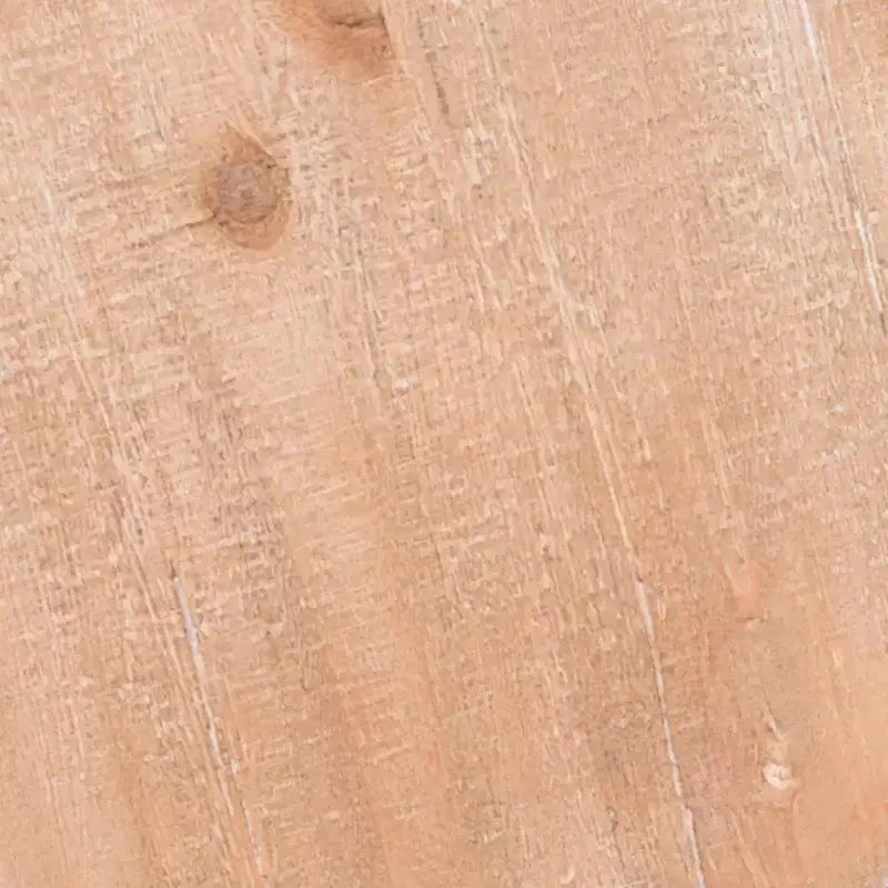 Tavolino Tondo Nero e Beige, Metallo e Legno, Uso Singolo