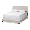 Audrey Modern And Contemporary Fabric Upholstered Bed - Baxton Studio