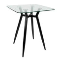 Clara Mid Century Modern Square Counter Table - LumiSource