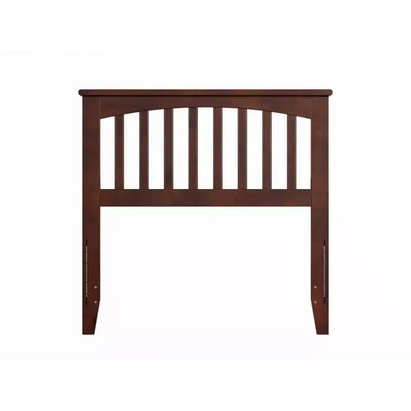 Testata per letto singolo a fusi, colore Espresso/Bianco/Noce/Grigio