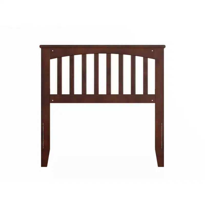 Testata per letto singolo a fusi, colore Espresso/Bianco/Noce/Grigio