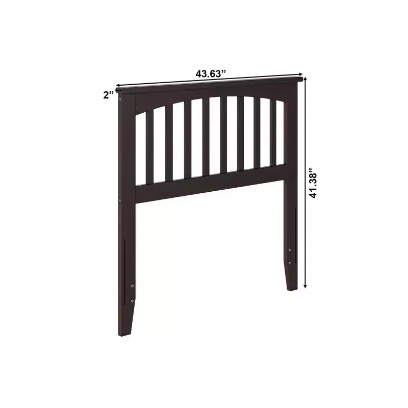 Testata per letto singolo a fusi, colore Espresso/Bianco/Noce/Grigio